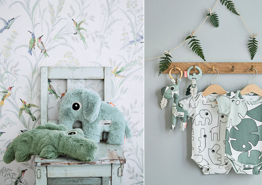 tiny tropics done by deer tropische kinderkamer baby essentiels de kleine zebra